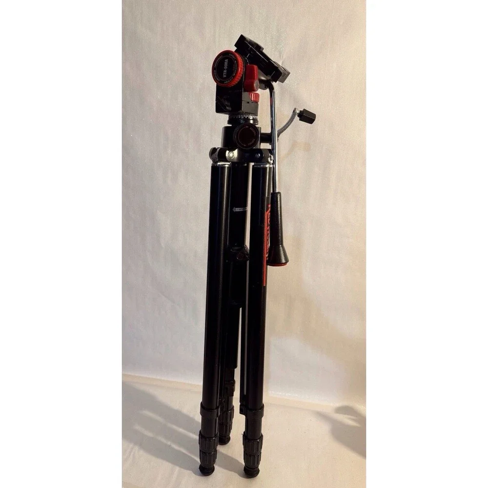 Tripod Red Accent Professional VTR-90RA for Camera/Camcorder.